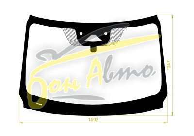 Стекло лобовое NISSAN ROGUE 2021- (T33) место под 1 камеру, место под датчик дождя, место под датчик света, молдинг, 
Бренд: BENSON