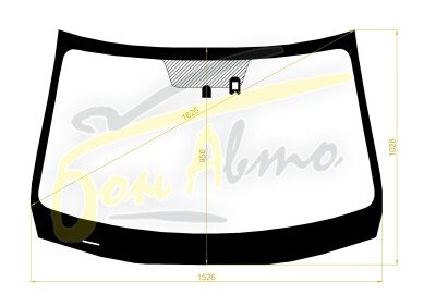 Стекло лобовое MAZDA CX-5 2012-2017 (KE-LHD) место под датчик дождя молдинг, фурнитура, 
Бренд: FYG с зеленой полосой