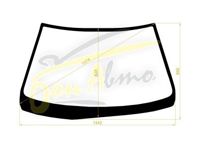 Стекло лобовое TOYOTA CRESTA 1996-2001 (GX100-RHD) 
Бренд: BSG