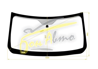 Стекло лобовое DODGE RAM 2009-2018 () 
Бренд: BSG