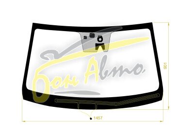 Стекло лобовое SSANGYONG KORANDO 2019- (LHD) обогрев щеток, место под 1 камеру, место под датчик дождя, место под датчик влажности, 
Бренд: BENSON