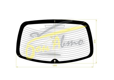 Стекло заднее с обогревом NISSAN PRIMERA 2001-2007 (#P12) 5d wgn 
Бренд: ZDG