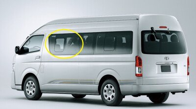 Стекло боковое TOYOTA HIACE 2004-2019 H200-L/R-1310*566 2 отверстия SF/LH/X 
Бренд: BSG