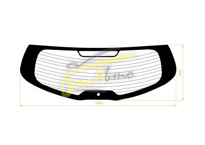 Стекло заднее с обогревом KIA SPORTAGE 2010-2015 (SL) 1 отверстие 
Бренд: BENSON