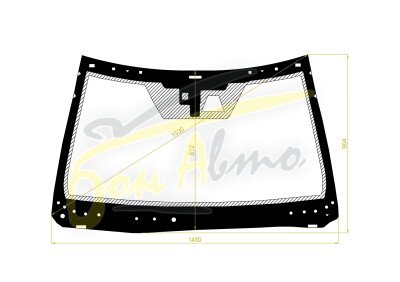 Стекло лобовое TOYOTA CROWN MAJESTA 2009-2013 (UZS207-RHD) место под 1 камеру, место под датчик дождя, 
Бренд: BSG с серой полосой
