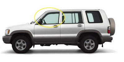 Стекло боковое ISUZU BIGHORN 1991-2002 (UBS69 -5d) FD/LH 
Бренд: BSG