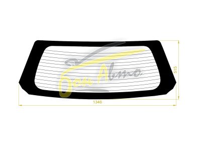 Стекло заднее с обогревом NISSAN AD 1999-2006 (Y11) 
Бренд: YHG