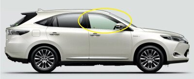 Стекло боковое TOYOTA HARRIER 2013-2020 XU60 FD/RH фурнитура, 
Бренд: BENSON