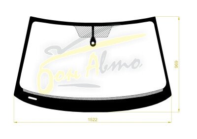 Стекло лобовое AUDI Q3 2019- () место под датчик дождя 
Бренд: КМК