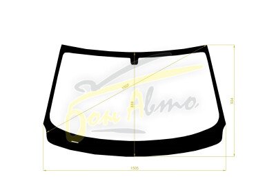 Стекло лобовое BMW X3 2004-2010 (E83) 
Бренд: КМК с синей полосой