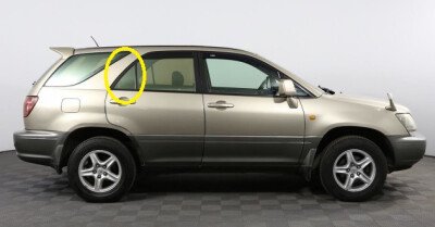 Стекло боковое TOYOTA HARRIER 1996-2003 XU10 RQ/RH 
Бренд: BSG