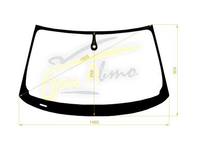 Стекло лобовое AUDI S3 2012-2020 (8VA-5d h/b) место под датчик дождя 
Бренд: КМК с синей полосой