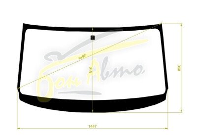 Стекло лобовое HONDA CROSSROAD 2007-2010 (RT1-RHD) 
Бренд: BSG с зеленой полосой