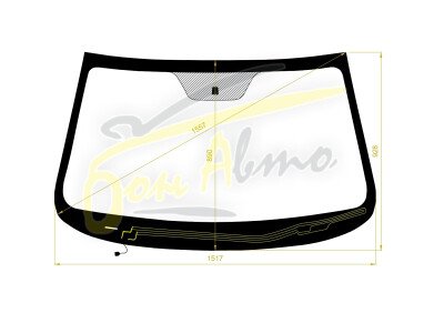 Стекло лобовое KIA SORENTO 2009-2014 (XM-LHD) обогрев щеток 
Бренд: BENSON