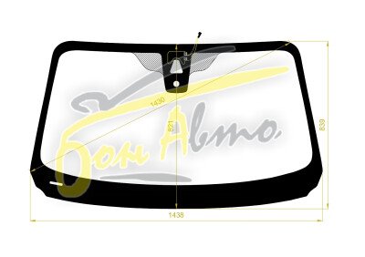 Стекло лобовое BMW 1-SERIES 2011-2019 (F21-3d h/k) место под 1 камеру с обогревом, место под датчик дождя, 
Бренд: КМК