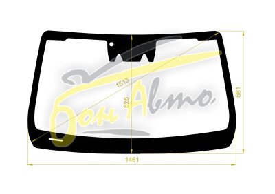 Стекло лобовое ISUZU MU-X 2021- (RJ-LHD) место под 2 камеры, место под датчик дождя, 
Бренд: BENSON с синей полосой