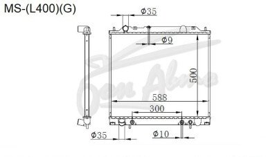 Радиатор MITSUBISHI SPACE GEAR 1994-2007 (PD6W) (6G72) 
Бренд: TONGSHI PL26AT