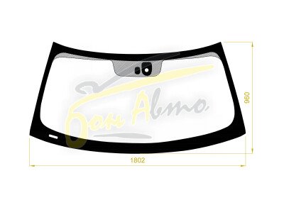Стекло лобовое FORD F-SERIES 2009-2014 (F150-4D-1802*960*) место под датчик дождя 
Бренд: BSG с зеленой полосой