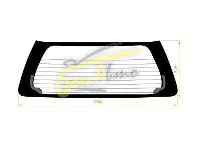 Стекло заднее с обогревом HONDA PARTNER 1996-2006 (EY6-5d wag) 
Бренд: FYG