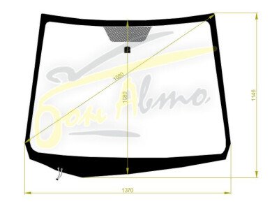 Стекло лобовое HONDA FIT SHUTTLE 2011-2015 (GP2-RHD) обогрев щеток 
Бренд: ZDG с синей полосой