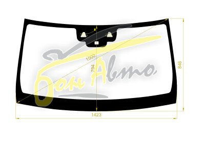 Стекло лобовое MERCEDES GLC 2015- (X253-LHD) место под 2 камеры с обогревом, место под датчик дождя, антенна, 
Бренд: ZDG