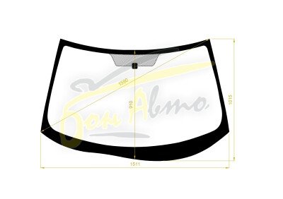 Стекло лобовое CITROEN C-CROSSER 2007-2012 (EP-LHD) 
Бренд: BSG с зеленой полосой