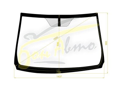 Стекло лобовое TOYOTA MARK X ZIO 2007-2013 (ANA10-RHD) обогрев щеток 
Бренд: BENSON