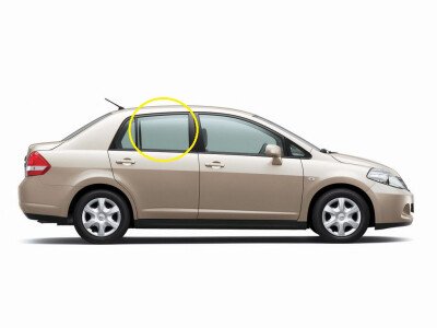 Стекло боковое NISSAN TIIDA LATIO 2004-2012 SC11-4d/5d RD/RH 
Бренд: BSG