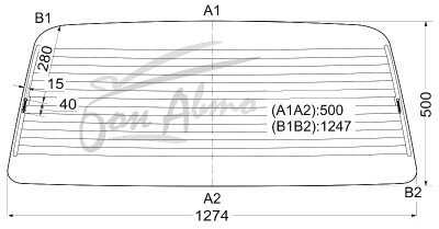 Стекло заднее с обогревом TOYOTA LAND CRUISER 1990-1997 (FJ80) 
Бренд: BSG Тонированное