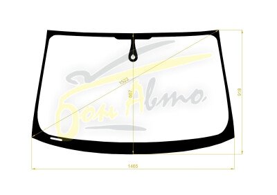 Стекло лобовое AUDI S4 2008-2015 (B8-5d wag) место под датчик дождя 
Бренд: КМК с синей полосой