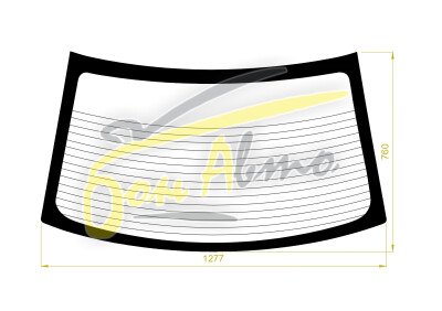 Стекло заднее с обогревом MAZDA 323 1998-2004 (BJ-4d sed) 
Бренд: MAZDA