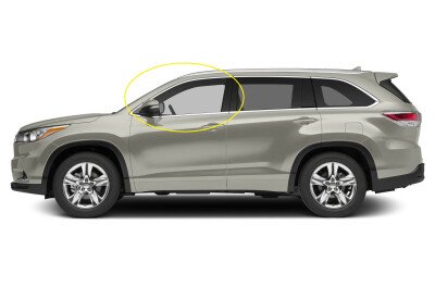 Стекло боковое TOYOTA HIGHLANDER 2013-2019 (ASU50) FD/LH фурнитура, 
Бренд: BENSON