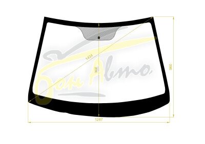 Стекло лобовое KIA MORNING 2011-2017 (TA-LHD) 
Бренд: КМК с синей полосой