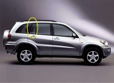 Стекло боковое TOYOTA RAV 4 2000-2005 (ACA20-5d) RQ/RH 
Бренд: BENSON