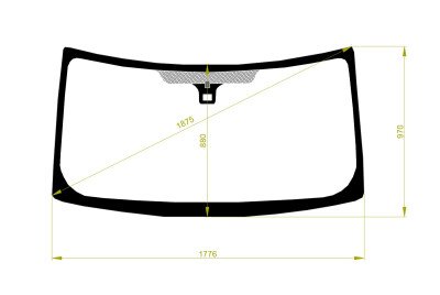Стекло лобовое FORD TRANSIT 2000-2014 () место под датчик дождя 
Бренд: BENSON