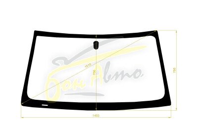 Стекло лобовое ISUZU D-MAX 2002-2012 () 
Бренд: FYG с синей полосой