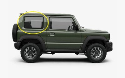 Стекло боковое SUZUKI JIMNY 2018- JB64 SW/RH/X 
Бренд: BENSON Тонированное