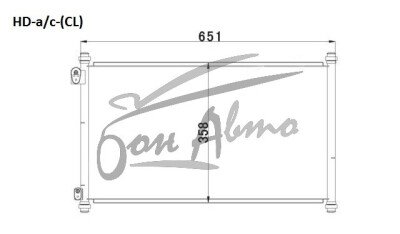 Радиатор кондиционера HONDA ACCORD TORNEO 1997-2002 (CF3-5) 
Бренд: TONGSHI AL16