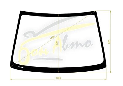 Стекло лобовое TOYOTA COROLLA 2000-2006 (NZE120) 
Бренд: BSG с зеленой полосой