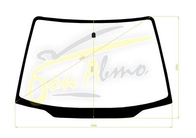 Стекло лобовое HONDA ODYSSEY 1999-2003 (RA6-9) фурнитура, 
Бренд: BENSON с синей полосой