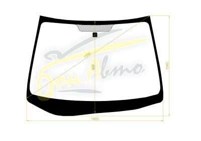 Стекло лобовое HONDA STREAM 2006-2014 (RN6-RHD) 
Бренд: ZDG с синей полосой