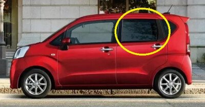 Стекло боковое DAIHATSU MOVE 2014-2023 LA150 RD/LH фурнитура, 
Бренд: BENSON Тонированное