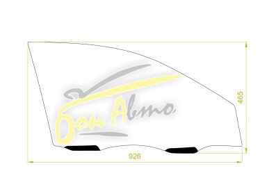 Стекло боковое BYD F3 2005- (NZE120-4d/5d) FD/LH 
Бренд: BSG