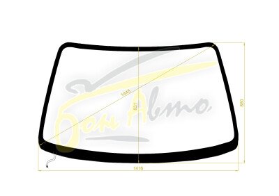 Стекло лобовое TOYOTA CORONA 1992-1996 (ST190-RHD) обогрев щеток 
Бренд: BENSON с серой полосой