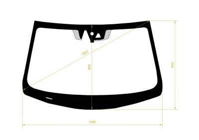 Стекло лобовое INFINITI Q60 2016- (V37-LHD-2d coupe) место под 2 камеры, место под датчик дождя, 
Бренд: BENSON