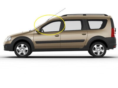 Стекло боковое LADA LARGUS 2012 2 отверстия FD/LH 
Бренд: BENSON