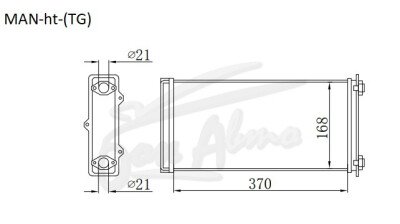 Радиатор отопителя MAN TG-SERIES 2000- () 
Бренд: TONGSHI AL32