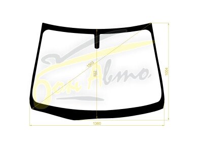 Стекло лобовое NISSAN AD 2006-2021 (Y12-RHD) 
Бренд: ZDG