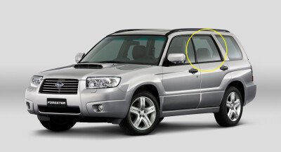 Стекло боковое SUBARU FORESTER 2002-2008 (SG5) RD/LH 
Бренд: BSG