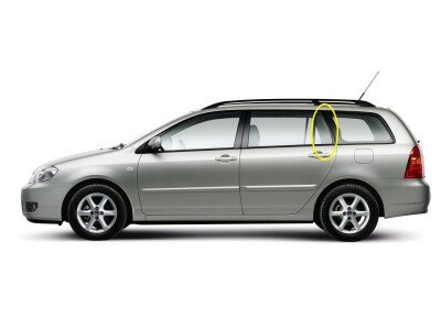Стекло боковое TOYOTA COROLLA FIELDER 2000-2006 E120 RQ/LH 
Бренд: BENSON